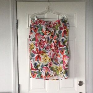 Ripskirt Hawaii Colorful Floral Pencil Skirt